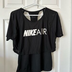 Nike Air Women's Black Short Sleeve Tee